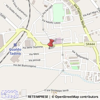 Mappa Via Vittorio Veneto, 06023 Gualdo Tadino, Perugia (Umbria)