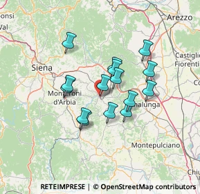 Mappa Via San Francesco, 53041 Asciano SI, Italia (10.78533)