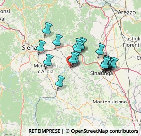 Mappa Via San Francesco, 53041 Asciano SI, Italia (11.8175)