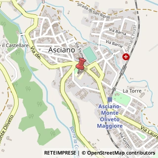 Mappa Via San Francesco, 2, 53041 Asciano, Siena (Toscana)