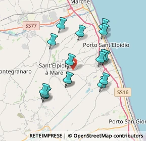 Mappa Via Vecchia Porto, 63811 Sant'Elpidio a Mare FM, Italia (3.54313)