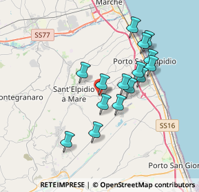 Mappa Via Vecchia Porto, 63811 Sant'Elpidio a Mare FM, Italia (3.242)