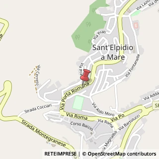 Mappa Via Porta Romana, 25/B, 63811 Sant'Elpidio a Mare, Fermo (Marche)