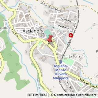 Mappa Via Roma, 10, 53041 Asciano, Siena (Toscana)
