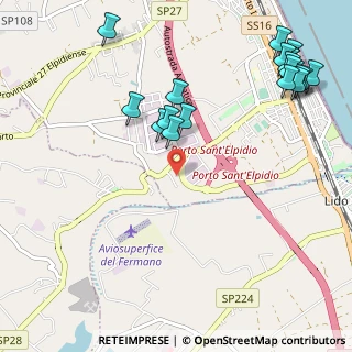 Mappa Via dell'Economia, 63821 Porto Sant'Elpidio FM, Italia (1.435)