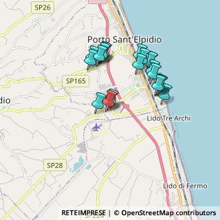 Mappa Via dell'Economia, 63821 Porto Sant'Elpidio FM, Italia (1.7005)