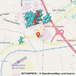 Mappa Via dell'Economia, 63821 Porto Sant'Elpidio FM, Italia (0.5215)