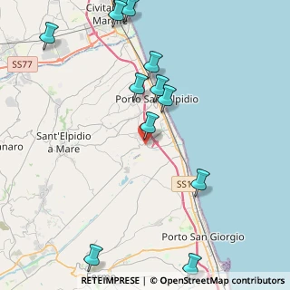 Mappa Via dell'Economia, 63821 Porto Sant'Elpidio FM, Italia (6.18063)