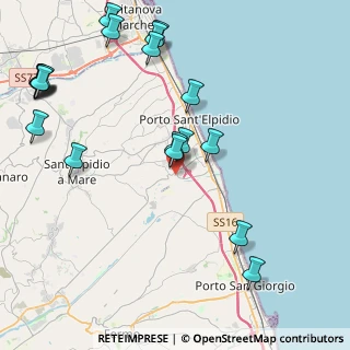 Mappa Via dell'Economia, 63821 Porto Sant'Elpidio FM, Italia (5.64)