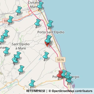 Mappa Via dell'Economia, 63821 Porto Sant'Elpidio FM, Italia (6.2625)