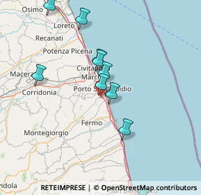 Mappa Via dell'Economia, 63821 Porto Sant'Elpidio FM, Italia (19.50833)