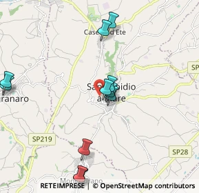 Mappa Via Sardegna, 63811 Sant'Elpidio a Mare FM, Italia (2.34083)