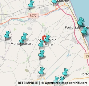 Mappa Via Sardegna, 63811 Sant'Elpidio a Mare FM, Italia (5.8355)