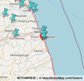 Mappa Strada Provinciale Faleriense, 63821 Porto Sant'Elpidio FM, Italia (21.62636)