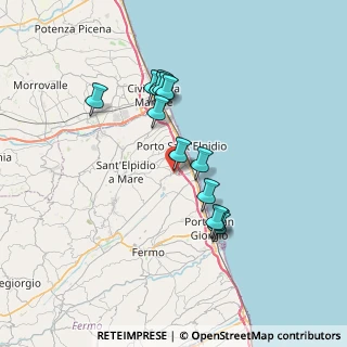 Mappa SP Faleriense, 63821 Porto Sant'Elpidio FM, Italia (6.34692)