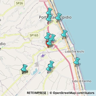 Mappa Strada Provinciale Faleriense, 63821 Porto Sant'Elpidio FM, Italia (2.04167)