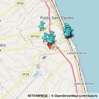 Mappa Strada Provinciale Faleriense, 63821 Porto Sant'Elpidio FM, Italia (1.47)