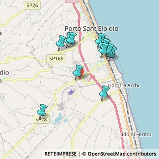 Mappa SP Faleriense, 63821 Porto Sant'Elpidio FM, Italia (1.85167)