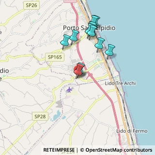 Mappa Strada Provinciale Faleriense, 63821 Porto Sant'Elpidio FM, Italia (1.83273)