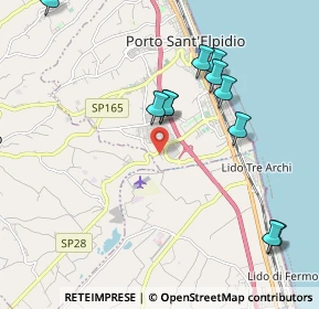 Mappa Strada Provinciale Faleriense, 63821 Porto Sant'Elpidio FM, Italia (2.19909)