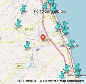 Mappa SP Faleriense, 63821 Porto Sant'Elpidio FM, Italia (3.02059)