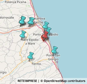 Mappa Strada Provinciale Faleriense, 63821 Porto Sant'Elpidio FM, Italia (6.40667)