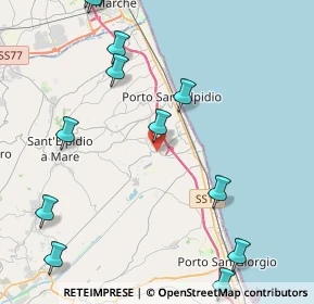 Mappa Strada Provinciale Faleriense, 63821 Porto Sant'Elpidio FM, Italia (5.67083)