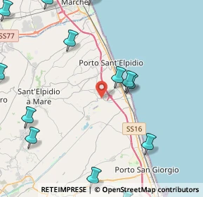 Mappa SP Faleriense, 63821 Porto Sant'Elpidio FM, Italia (6.34)