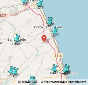 Mappa Strada Provinciale Faleriense, 63821 Porto Sant'Elpidio FM, Italia (6.68059)