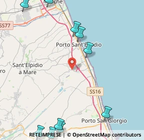 Mappa Strada Provinciale Faleriense, 63821 Porto Sant'Elpidio FM, Italia (6.62091)