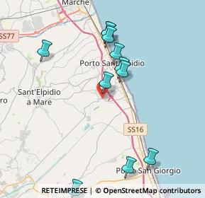 Mappa Strada Provinciale Faleriense, 63821 Porto Sant'Elpidio FM, Italia (4.25727)