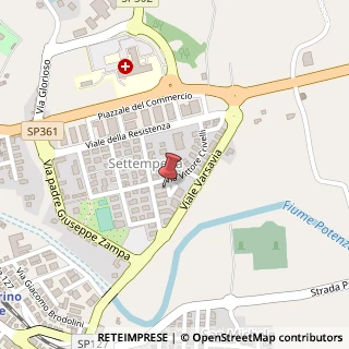 Mappa Via Eustacchio Divini, 33, 62027 San Severino Marche, Macerata (Marche)