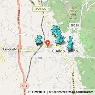 Mappa Via Metz, 06023 Gualdo Tadino PG, Italia (0.638)