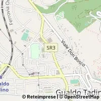 Kaart Gualdo Tadino
