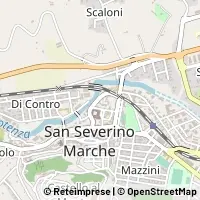 Karte San Severino Marche