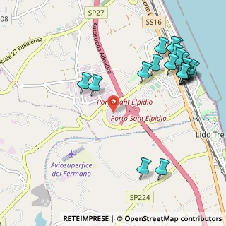 Mappa Via della Tecnologia, 63821 Porto Sant'Elpidio FM, Italia (1.3415)