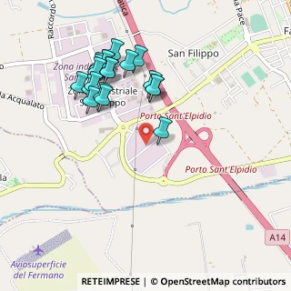 Mappa Via della Tecnologia, 63821 Porto Sant'Elpidio FM, Italia (0.5085)