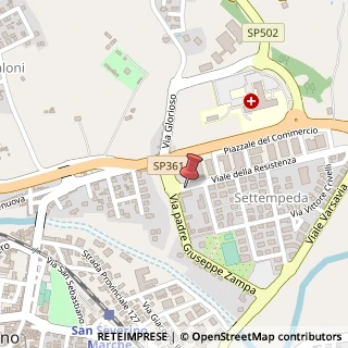 Mappa Viale della Resistenza, 13, 62027 San Severino Marche, Macerata (Marche)