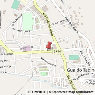 Mappa Via Papa Giovanni XXIII, 15, 06023 Gualdo Tadino, Perugia (Umbria)