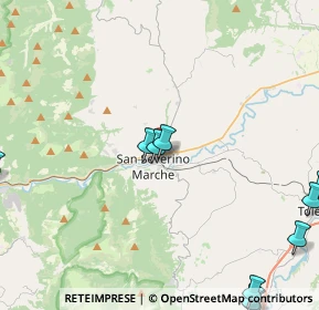 Mappa Via Settempeda, 62027 San Severino Marche MC, Italia (6.70917)
