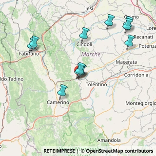 Mappa Via Settempeda, 62027 San Severino Marche MC, Italia (17.35545)