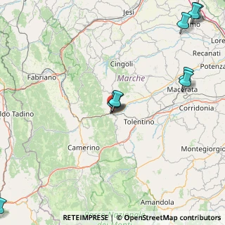 Mappa Via Settempeda, 62027 San Severino Marche MC, Italia (34.22842)
