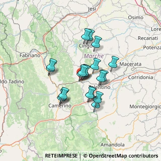 Mappa Via Settempeda, 62027 San Severino Marche MC, Italia (10.278)