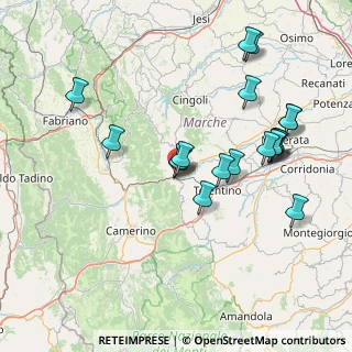 Mappa Via Settempeda, 62027 San Severino Marche MC, Italia (16.16632)
