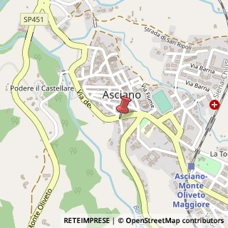 Mappa Via delle Fontt, 43, 53041 Asciano, Siena (Toscana)