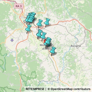Mappa Via del Risorgimento, 53014 Monteroni D'arbia SI, Italia (6.716)