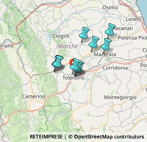 Mappa Contrada Massaccio, 62029 Tolentino MC, Italia (8.48091)