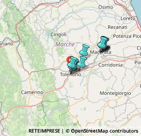 Mappa Contrada Massaccio, 62029 Tolentino MC, Italia (9.97846)