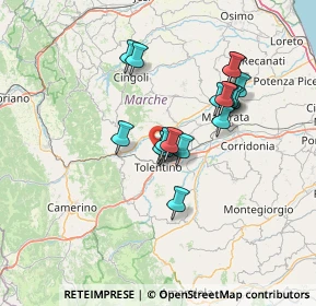 Mappa Contrada Massaccio, 62029 Tolentino MC, Italia (11.95056)