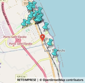Mappa Via Mazzini, 63018 Porto Sant'Elpidio FM, Italia (1.01294)